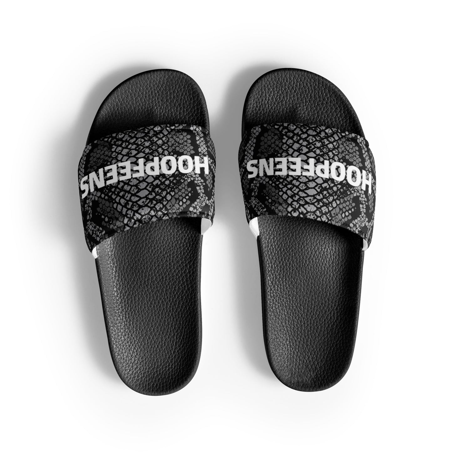 HOOP FEENS Snake Skin Slides